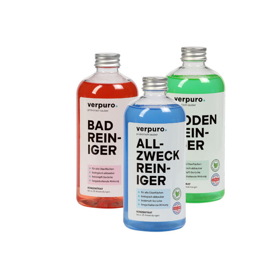 verpuro® probiotische Haushaltsreiniger - 3er Bundle