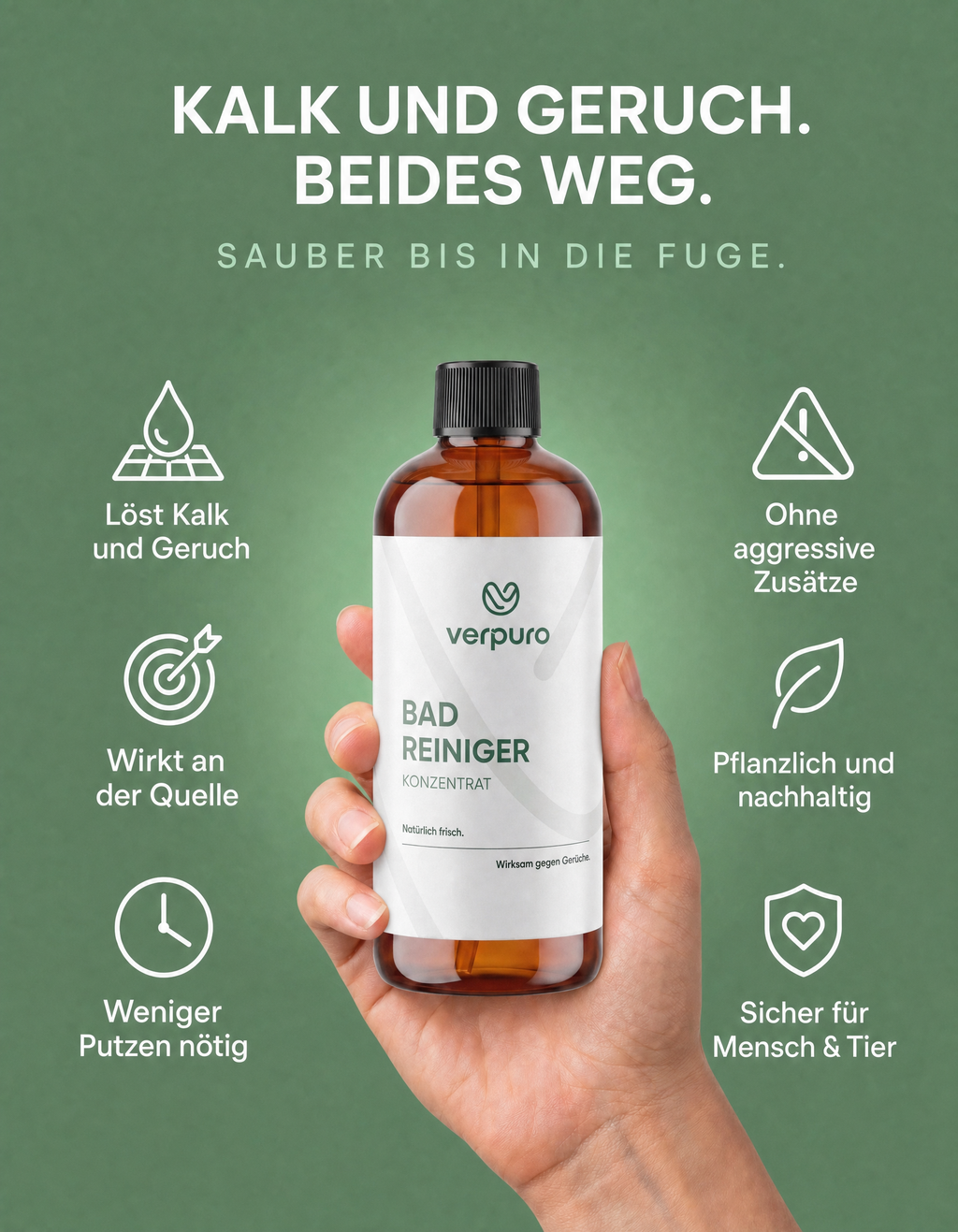 Küche & Bad Set – Allzweck- und Bad-Reiniger (2 × 500 ml)